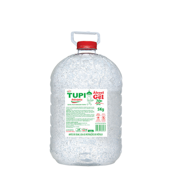 Alcool 70 Inpm 5KG Gel Tupi